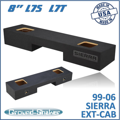 Ground Shaker GS-NGMKK28B subwoofer enclosure for Fits 99–06 GMC Sierra Extended Cab
