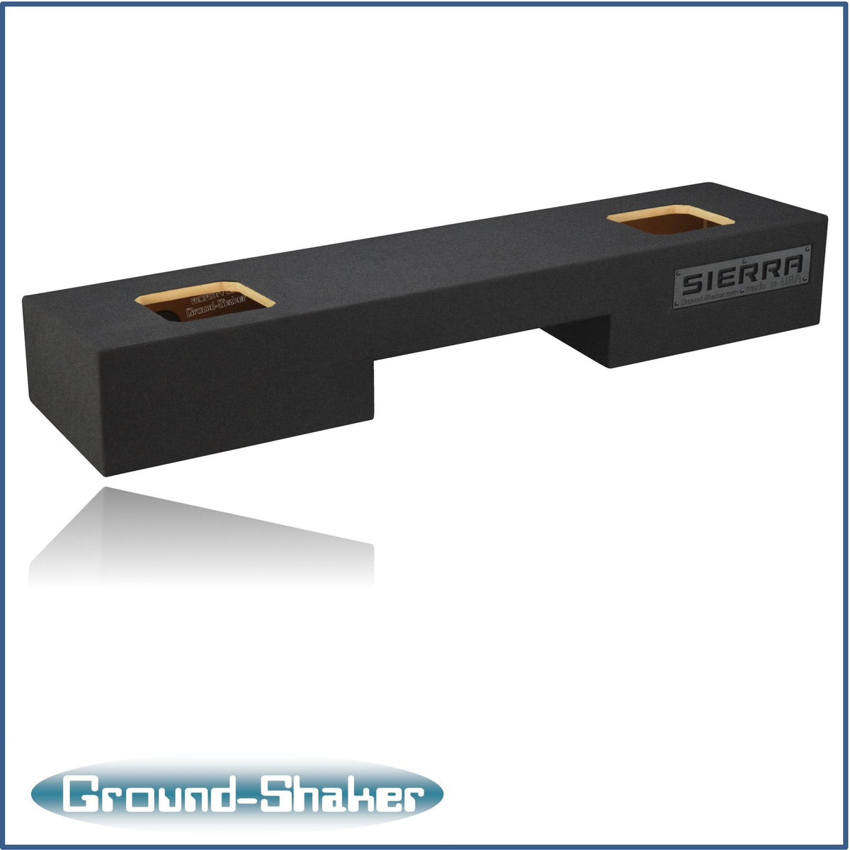 Ground Shaker GS-NGMKK28B subwoofer enclosure for Fits 99–06 GMC Sierra Extended Cab