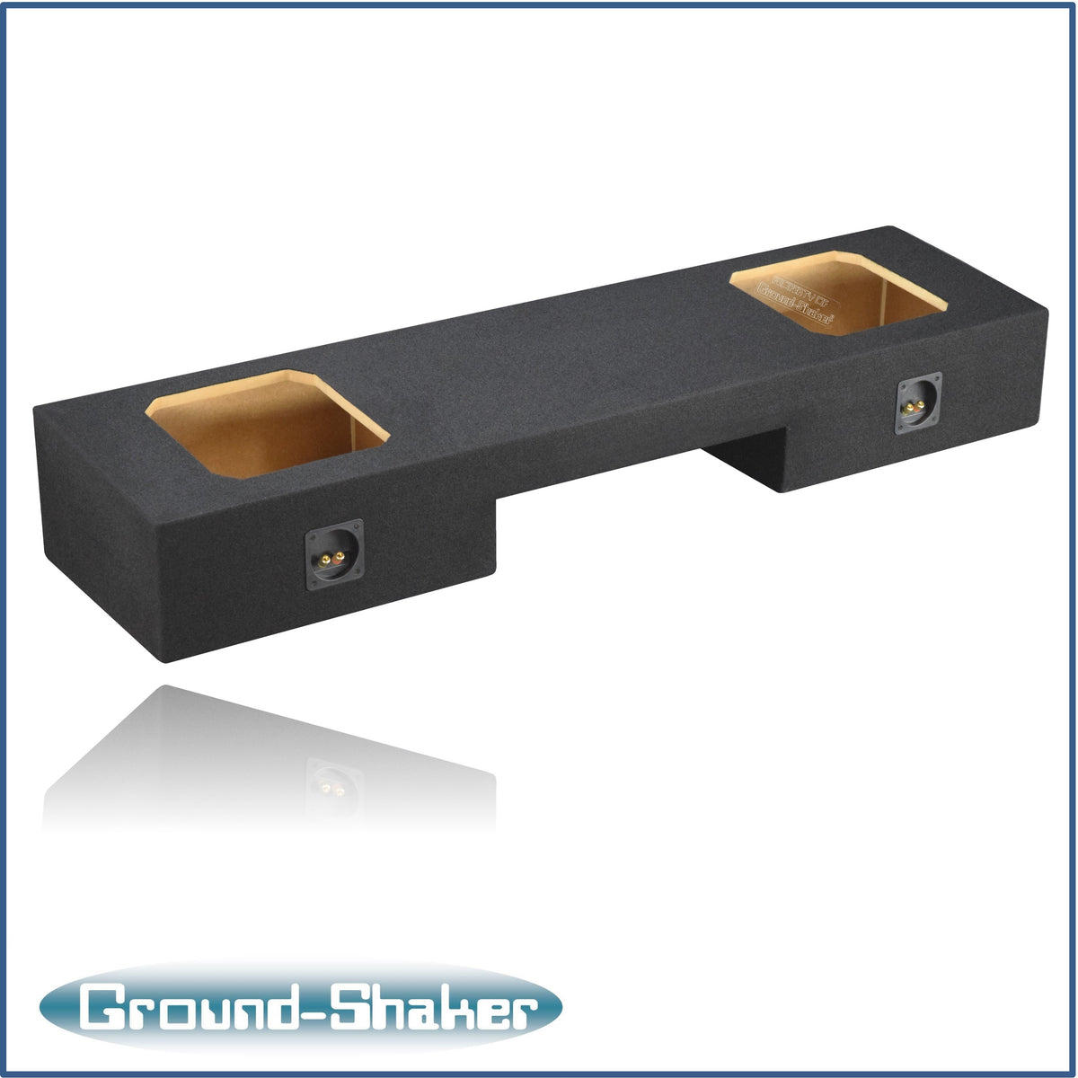 Ground Shaker GS-NGMPK210B subwoofer enclosure for Fits 99–06 GMC Sierra Extended Cab