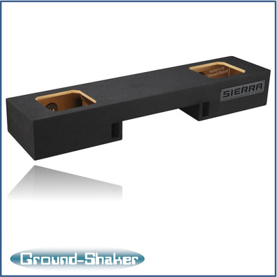 Ground Shaker GS-NGMPK210B subwoofer enclosure for Fits 99–06 GMC Sierra Extended Cab