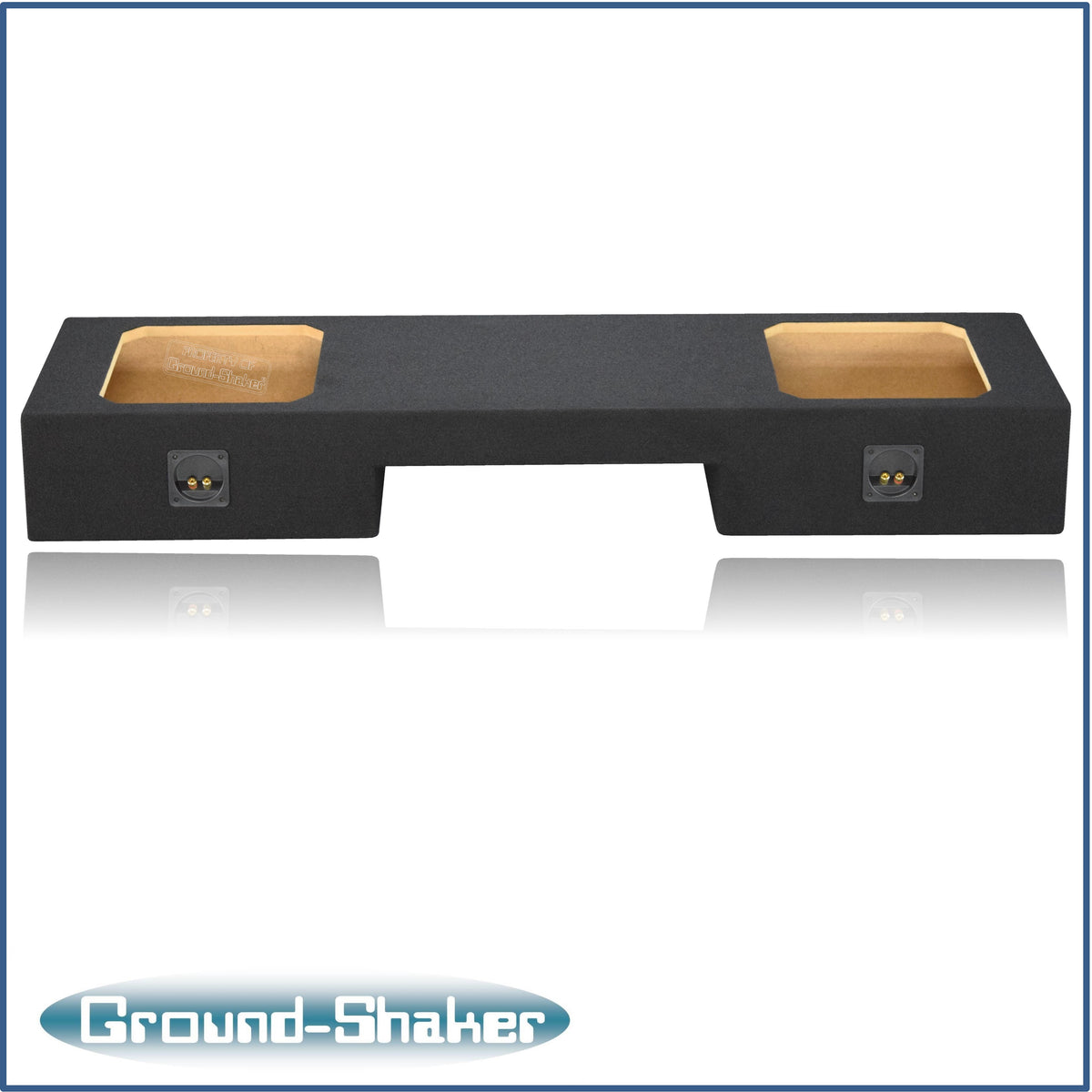 Ground Shaker GS-NGMPK212B subwoofer enclosure for Fits 99–06 GMC Sierra Extended Cab