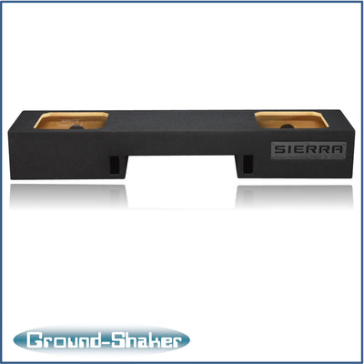 Ground Shaker GS-NGMPK212B subwoofer enclosure for Fits 99–06 GMC Sierra Extended Cab