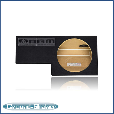 Ground Shaker GS-ODG110B subwoofer enclosure for Fits 94–01 Dodge Ram Quad Cab