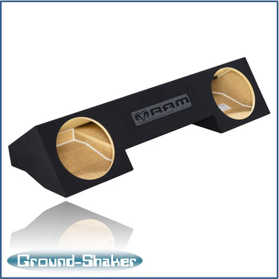 Ground Shaker GS-ODG210B subwoofer enclosure for Fits 94–01 Dodge Ram Quad Cab