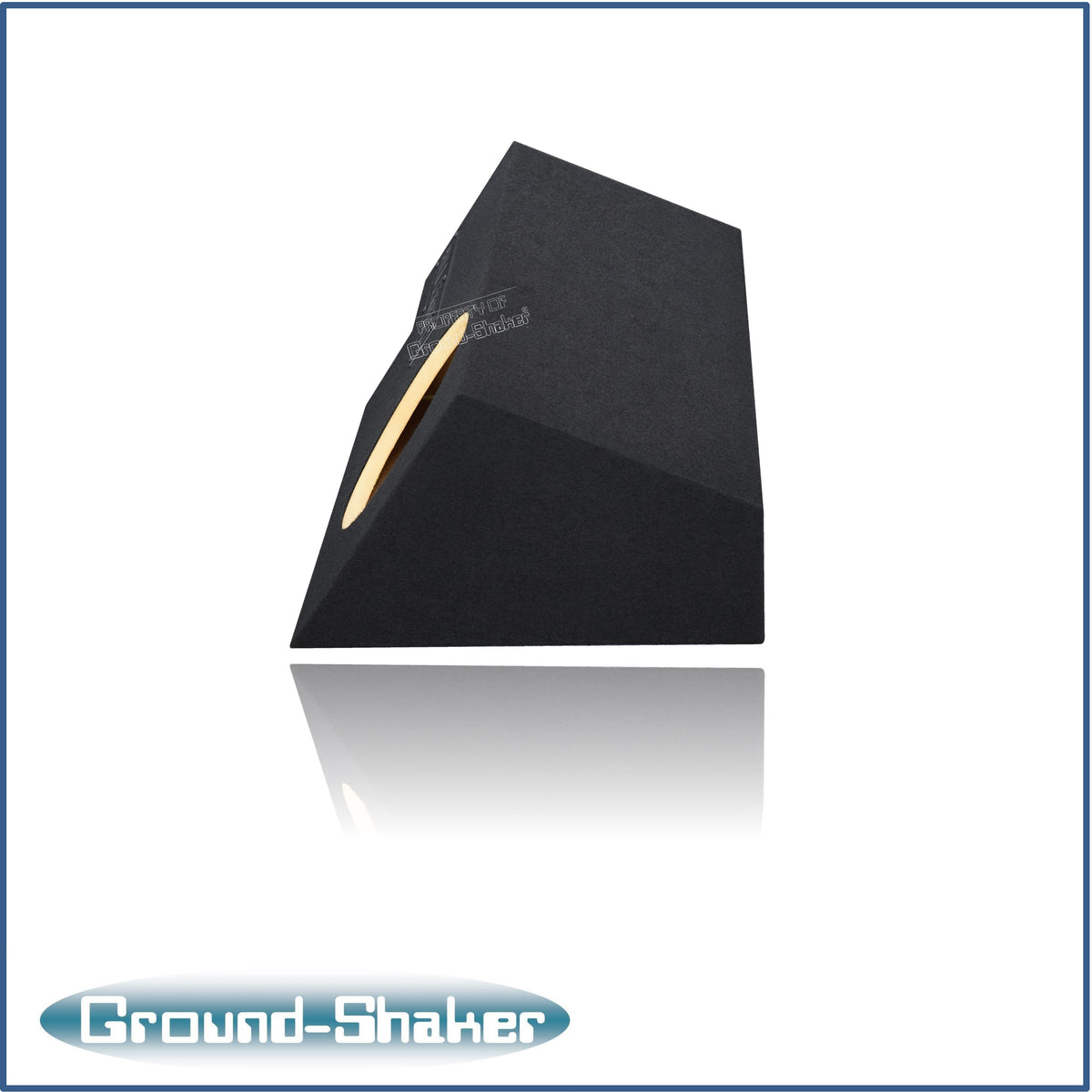 Ground Shaker GS-OGM110B subwoofer enclosure for Fits 88–98 GMC Sierra Extended Cab