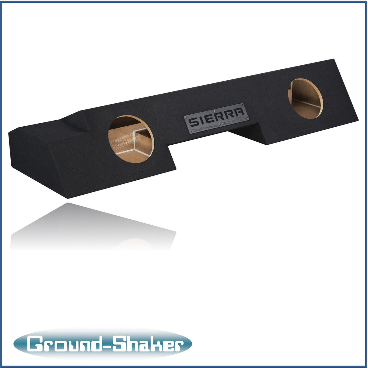 Ground Shaker GS-OGM28B subwoofer enclosure for Fits 88–98 GMC Sierra Extended Cab