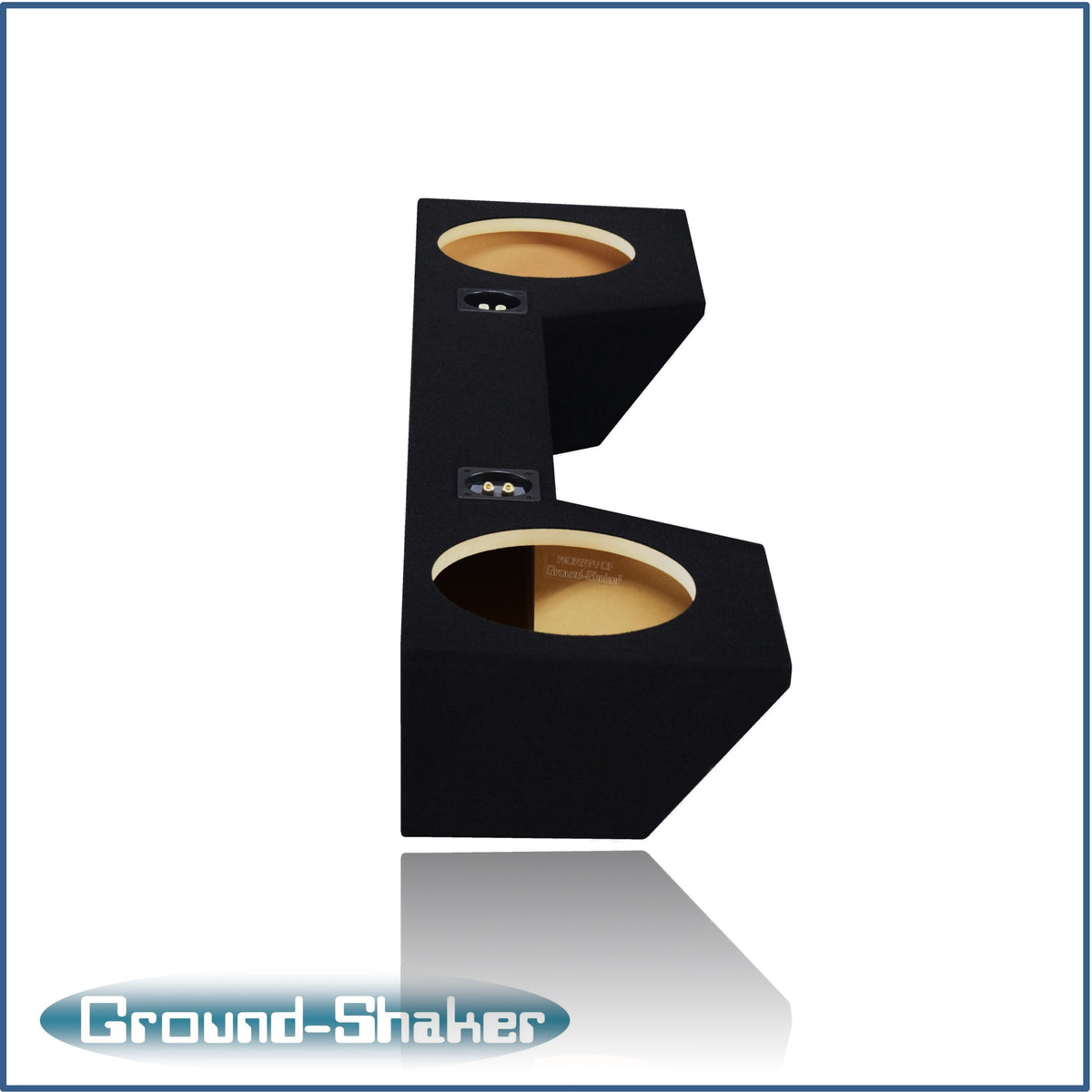 Ground Shaker GS-QDG210B subwoofer enclosure for Fits 19–26 Dodge Ram Quad Cab