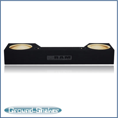 Ground Shaker GS-QDG212B subwoofer enclosure for Fits 19–26 Dodge Ram Quad Cab