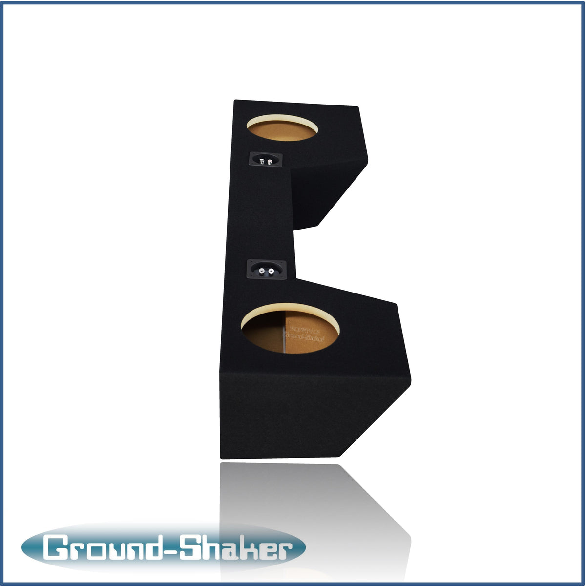 Ground Shaker GS-QDG28B subwoofer enclosure for Fits 19–26 Dodge Ram Quad Cab