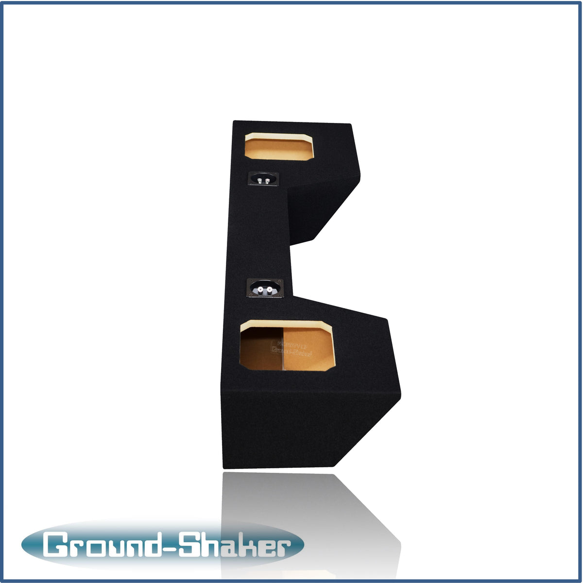 Ground Shaker GS-QDGKK28B subwoofer enclosure for Fits 19–26 Dodge Ram Quad Cab