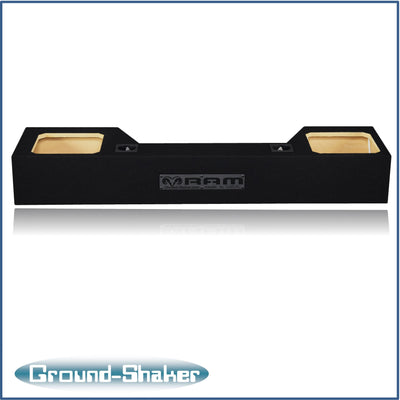 Ground Shaker GS-QDGL7T210B subwoofer enclosure for Fits 19–26 Dodge Ram Quad Cab