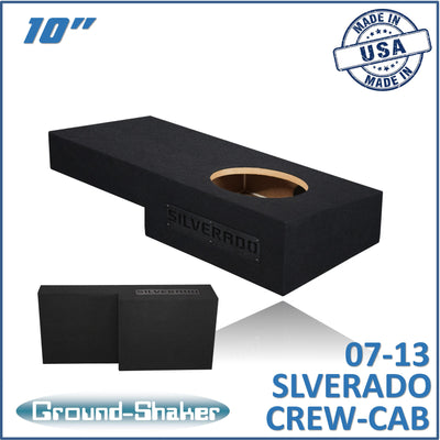 GS-RCHV110B subwoofer enclosure for Fits 07–13 Chevy Silverado Crew Cab