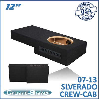 GS-RCHV112B subwoofer enclosure for Fits 07–13 Chevy Silverado Crew Cab