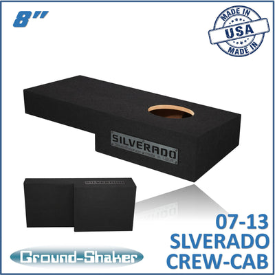 GS-RCHV18B subwoofer enclosure for Fits 07–13 Chevy Silverado Crew Cab