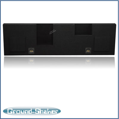 Ground Shaker GS-RF250P28B dual 8 inch ported enclosure for 08-16 Ford F-250 Crew Cab, rear view