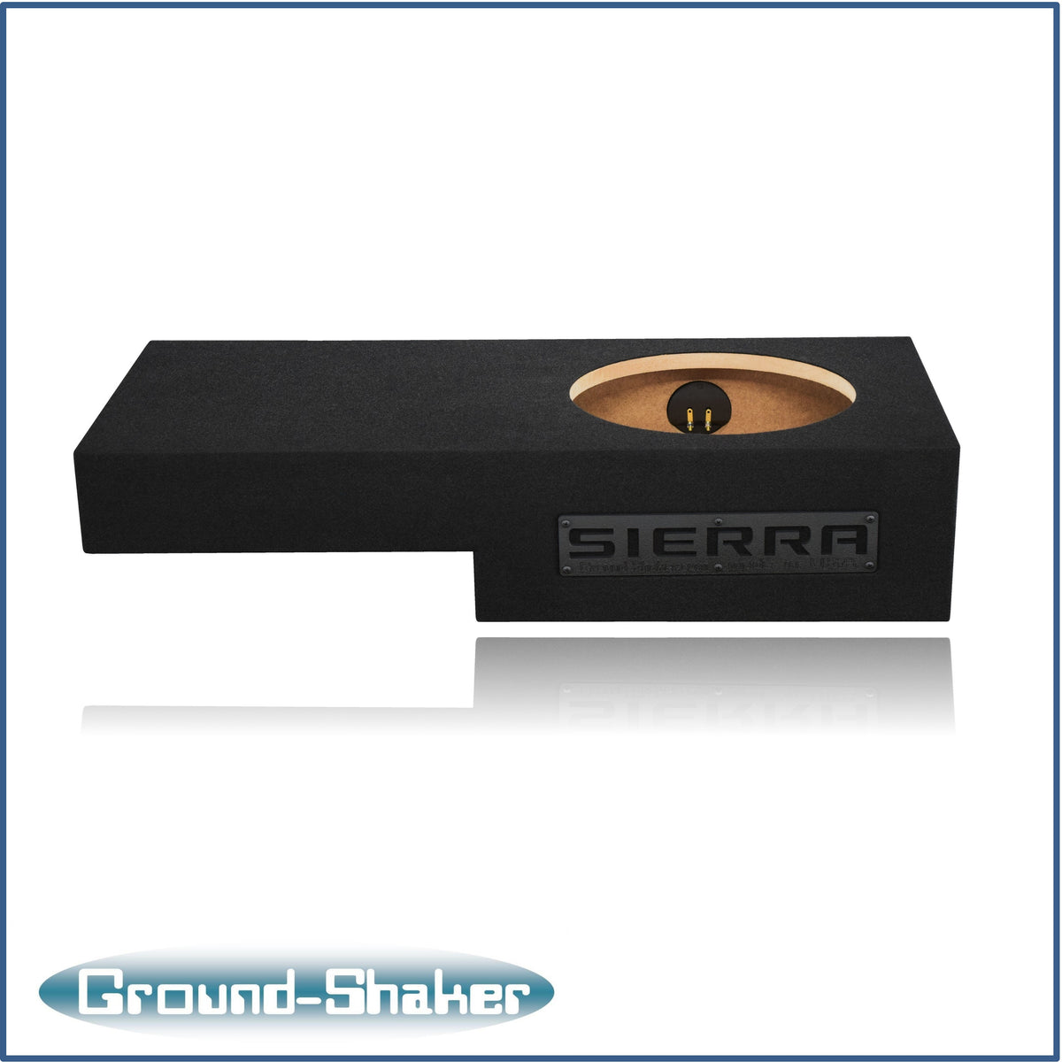Ground Shaker GS-RGM112B subwoofer enclosure for Fits 07–13 GMC Sierra Crew Cab