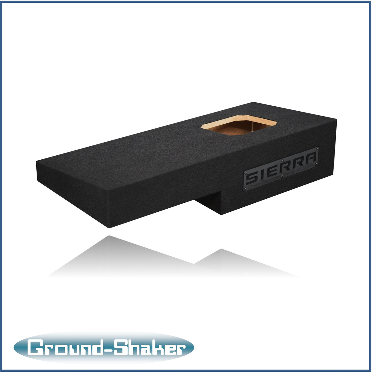 Ground Shaker GS-RGMKK18B subwoofer enclosure for Fits 07–13 GMC Sierra Crew Cab