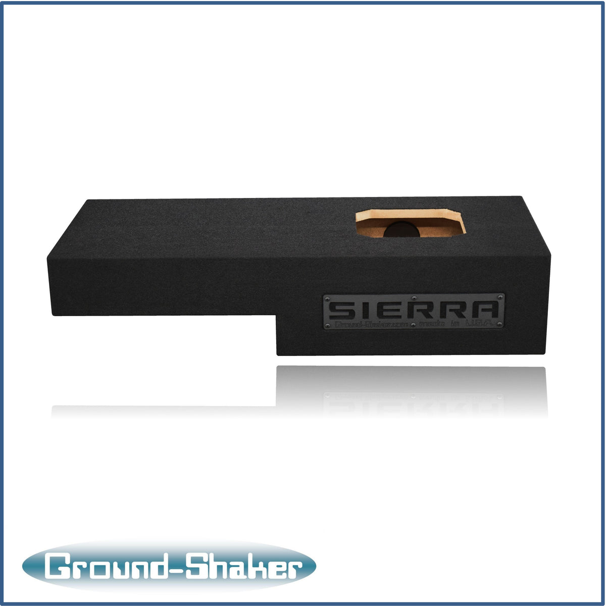 Ground Shaker GS-RGMKK18B subwoofer enclosure for Fits 07–13 GMC Sierra Crew Cab
