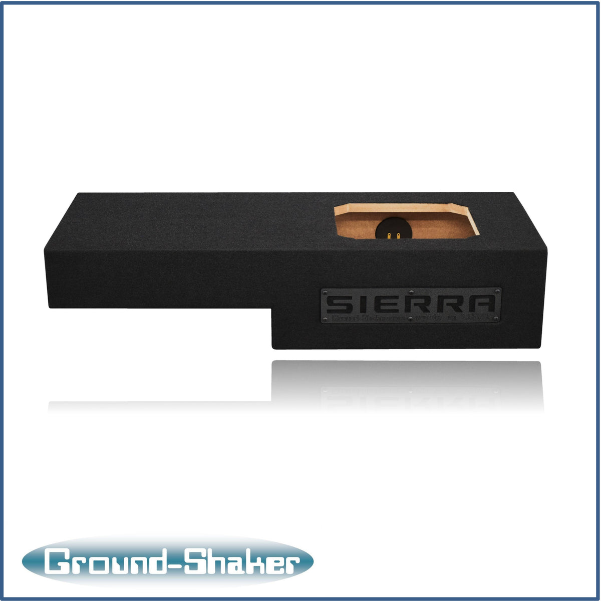 Ground Shaker GS-RGML7T110B subwoofer enclosure for Fits 07–13 GMC Sierra Crew Cab