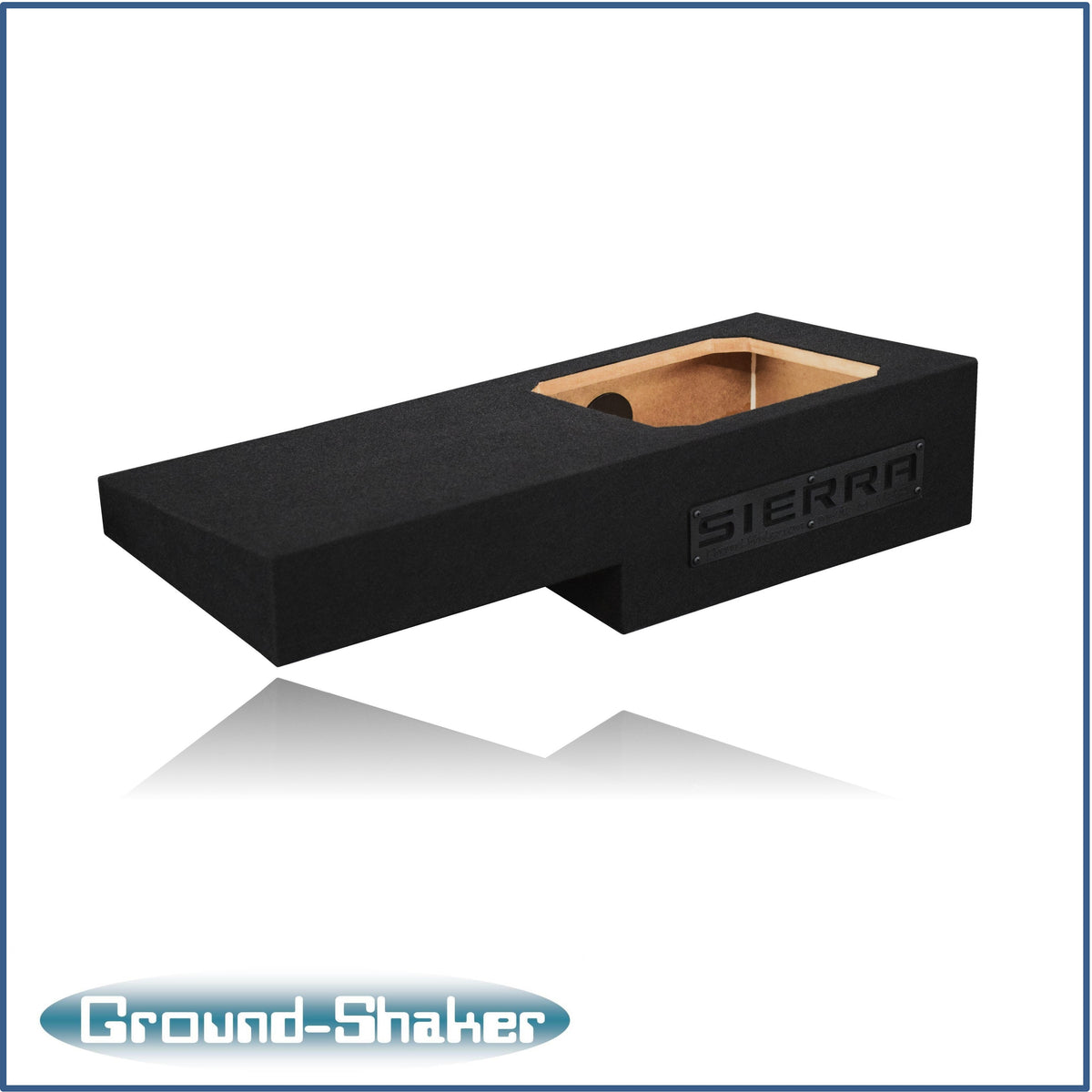 Ground Shaker GS-RGML7T112B subwoofer enclosure for Fits 07–13 GMC Sierra Crew Cab