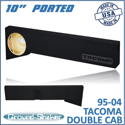 Ground Shaker GS-RTOYP110B subwoofer enclosure for Fits 95–04 Toyota Tacoma Double Cab