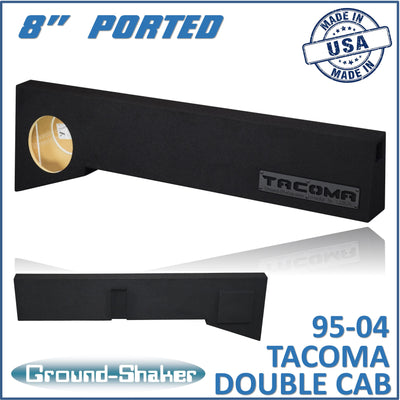 Ground Shaker GS-RTOYP18B subwoofer enclosure for Fits 95–04 Toyota Tacoma Double Cab