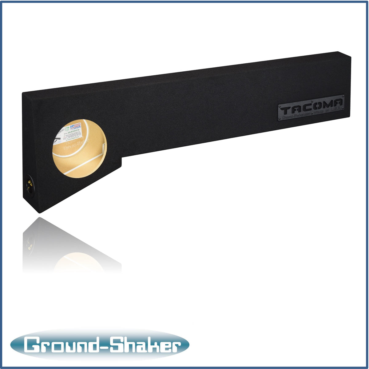 Ground Shaker GS-RTOYP18B subwoofer enclosure for Fits 95–04 Toyota Tacoma Double Cab