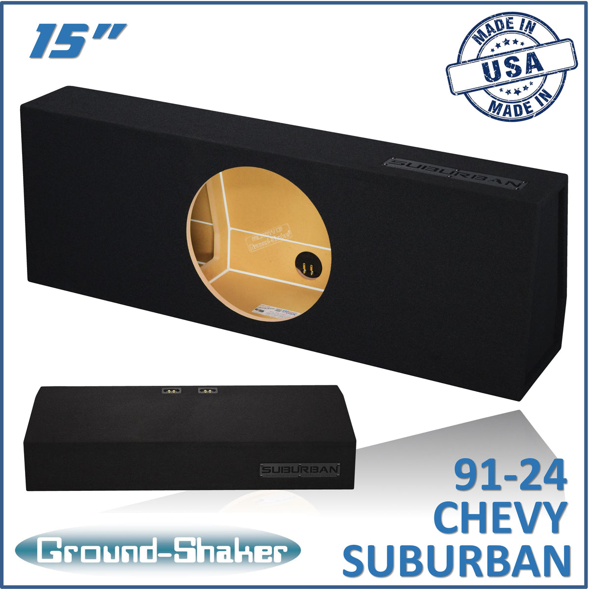 GS-SBBF115B subwoofer enclosure for Fits 91–24 Chevy Suburban
