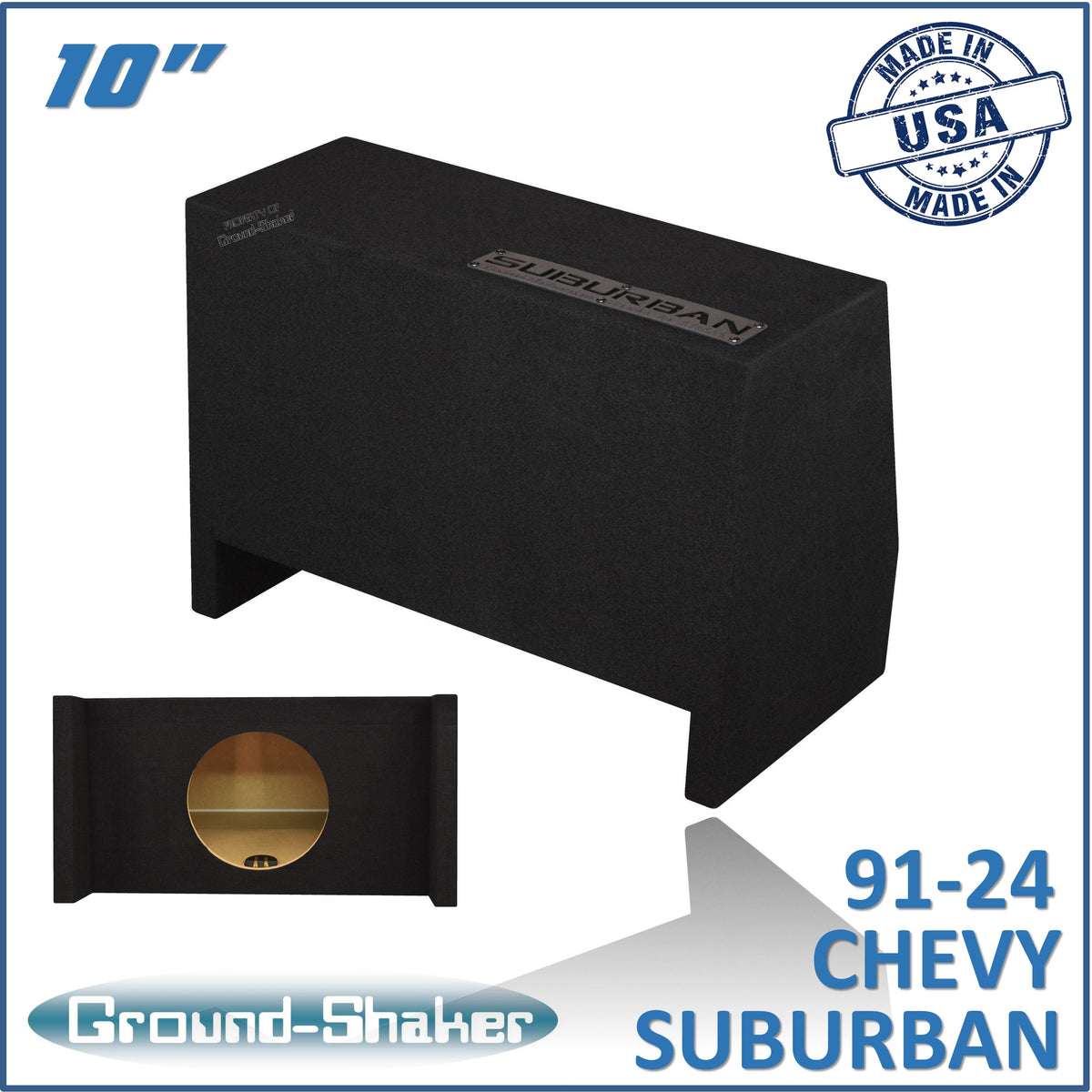GS-SBDF110B subwoofer enclosure for Fits 91–24 Chevy Suburban