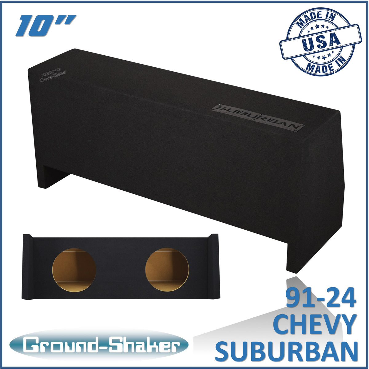 GS-SBDF210B subwoofer enclosure for Fits 91–24 Chevy Suburban