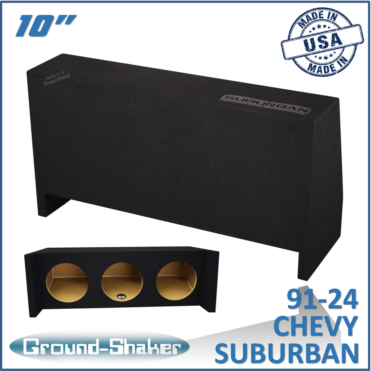 GS-SBDF310B subwoofer enclosure for Fits 91–24 Chevy Suburban