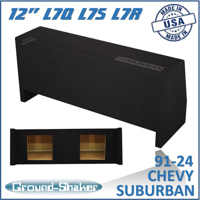 GS-SBDFKK212B subwoofer enclosure for Fits 91–24 Chevy Suburban