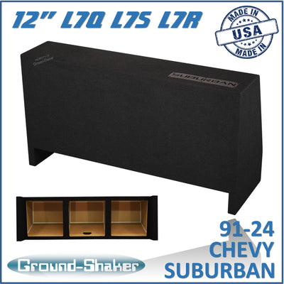 GS-SBDFKK312B subwoofer enclosure for Fits 91–24 Chevy Suburban