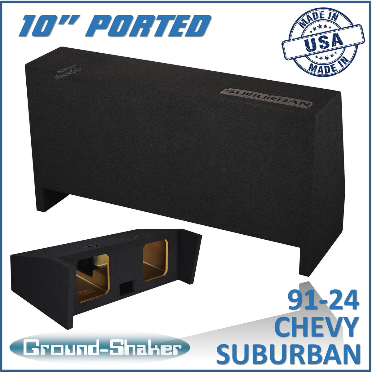 GS-SBDFKKP210B subwoofer enclosure for Fits 91–24 Chevy Suburban
