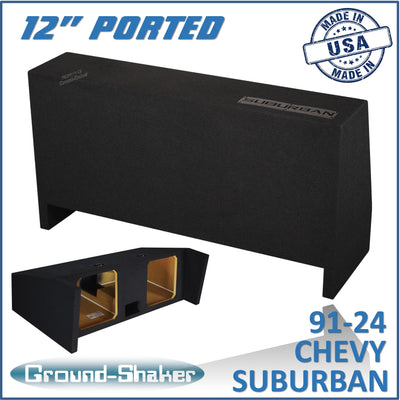 GS-SBDFKKP212B subwoofer enclosure for Fits 91–24 Chevy Suburban