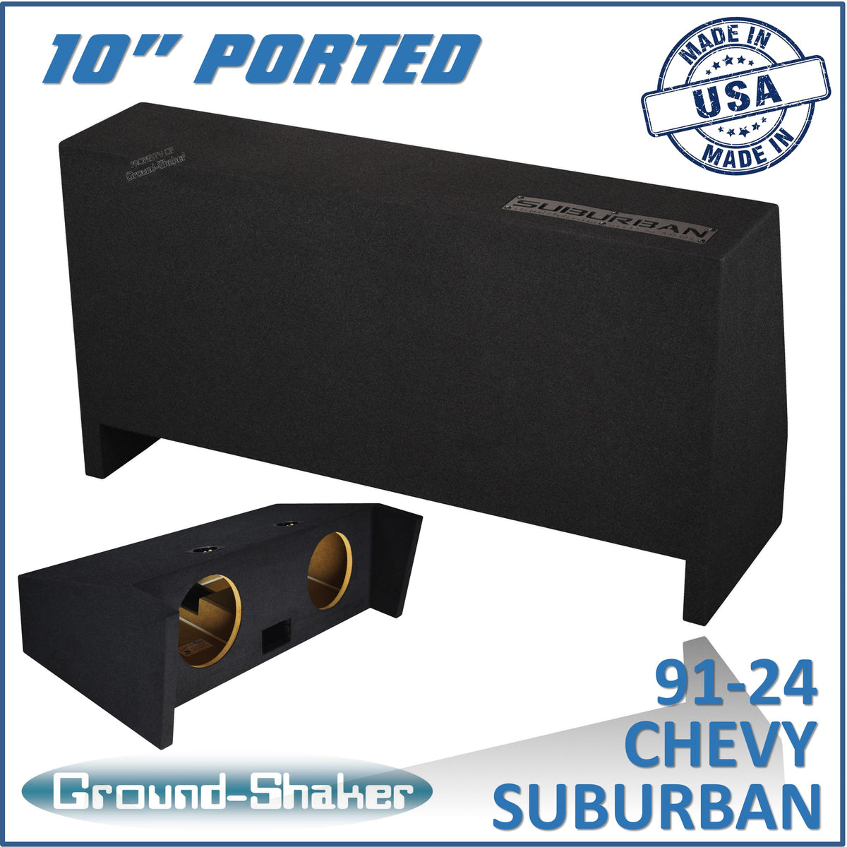 GS-SBDFP210B subwoofer enclosure for Fits 91–24 Chevy Suburban
