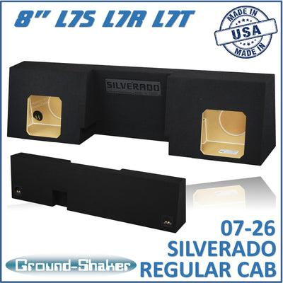 GS-STCCKK28B subwoofer enclosure for Fits 07–26 Chevy Silverado Regular Cab
