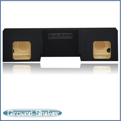 Ground Shaker GS-GSTCCKK28B subwoofer enclosure for Fits 07–26 GMC Sierra Regular Cab
