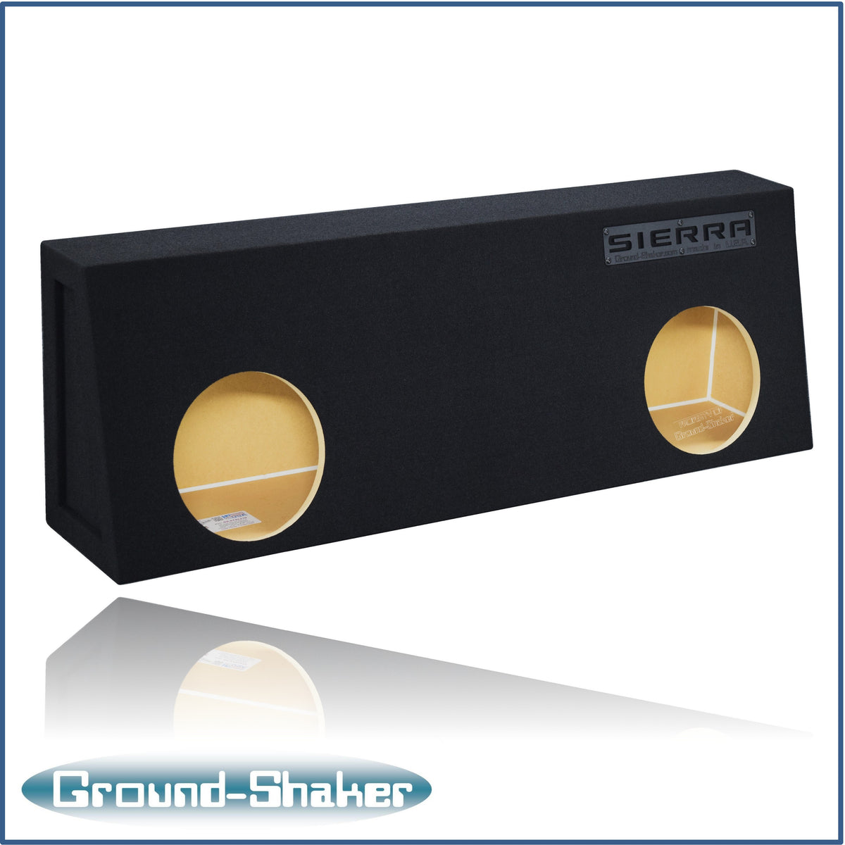 Ground Shaker GS-STGM210B subwoofer enclosure for Fits 99–06 GMC Sierra Regular Cab