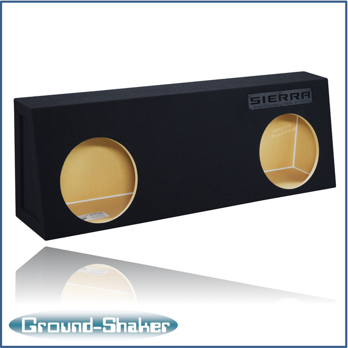 Ground Shaker GS-STGM212B subwoofer enclosure for Fits 99–06 GMC Sierra Regular Cab