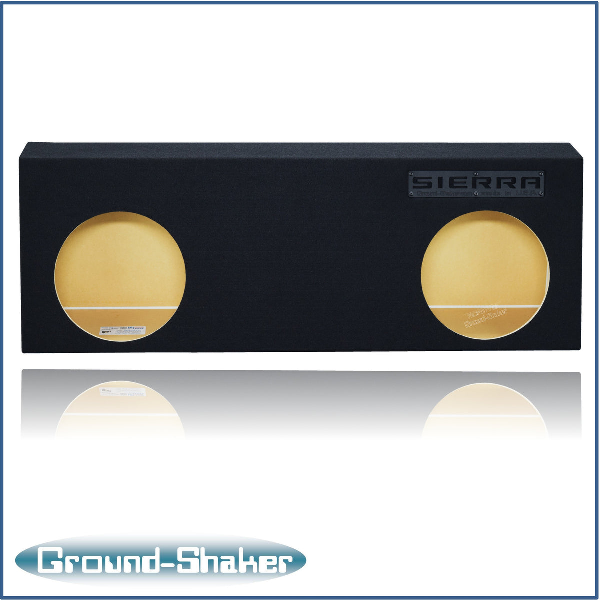 Ground Shaker GS-STGM212B subwoofer enclosure for Fits 99–06 GMC Sierra Regular Cab