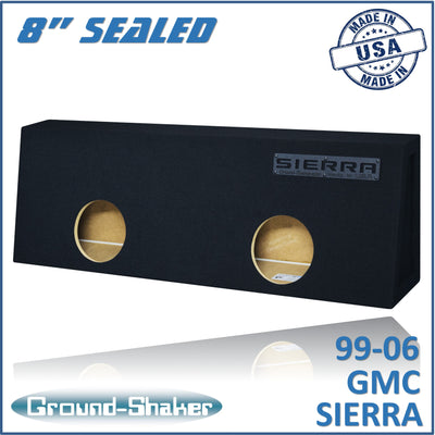 Ground Shaker GS-STGM28B subwoofer enclosure for Fits 99–06 GMC Sierra Regular Cab