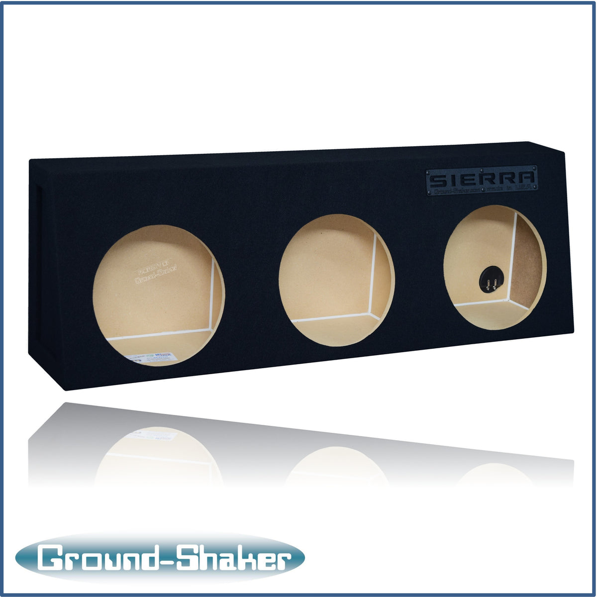 Ground Shaker GS-STGM312B subwoofer enclosure for Fits 99–06 GMC Sierra Regular Cab