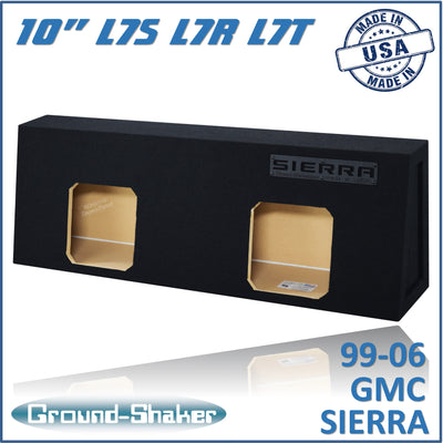 Ground Shaker GS-STGMKK210B subwoofer enclosure for Fits 99–06 GMC Sierra Regular Cab