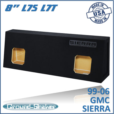 Ground Shaker GS-STGMKK28B subwoofer enclosure for Fits 99–06 GMC Sierra Regular Cab