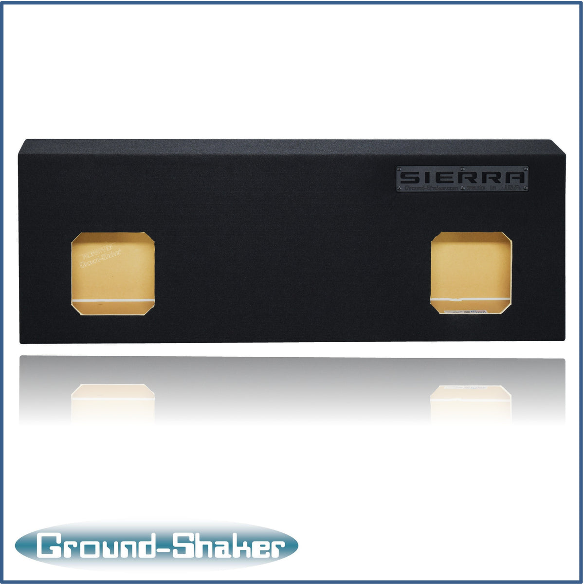 Ground Shaker GS-STGMKK28B subwoofer enclosure for Fits 99–06 GMC Sierra Regular Cab