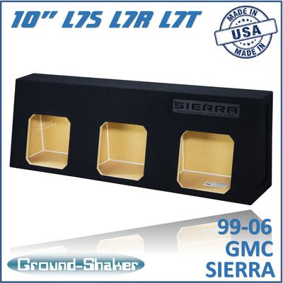 Ground Shaker GS-STGMKK310B subwoofer enclosure for Fits 99–06 GMC Sierra Regular Cab