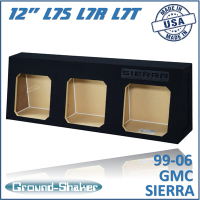 Ground Shaker GS-STGMKK312B subwoofer enclosure for Fits 99–06 GMC Sierra Regular Cab