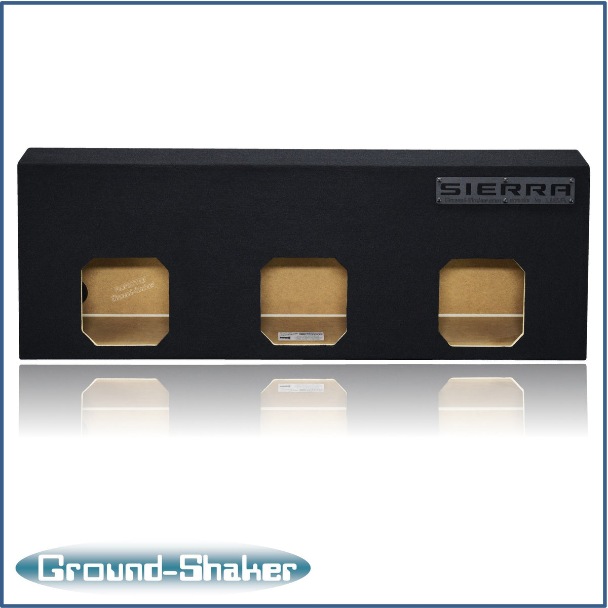 Ground Shaker GS-STGMKK38B subwoofer enclosure for Fits 99–06 GMC Sierra Regular Cab