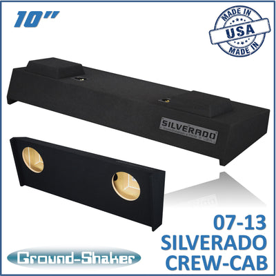 GS-TCHV210B subwoofer enclosure for Fits 07–13 Chevy Silverado Crew Cab